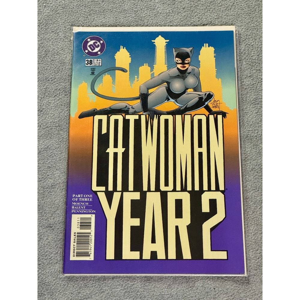 DC Comics Catwoman 38 Oct 1996 Year 2 Part 1 Jim Balent Cover Selina Kyle